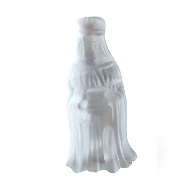 Vintage White Nativity Mini Figurine Set Christmas Holiday Manger Scene - Picture 8 of 15